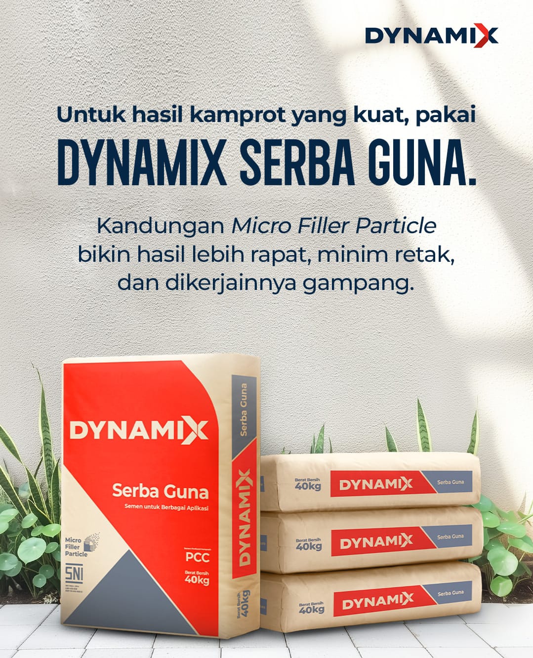 SEMEN DYNAMIX SERBA GUNA (warna merah)